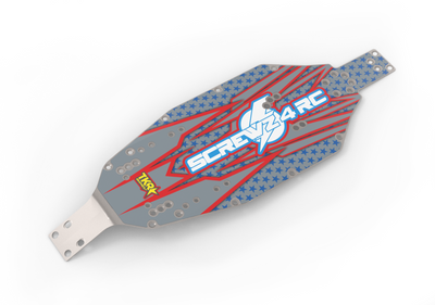 TEAM XRAY XB2C 2024 (321119) CHASSIS PROTECTOR SKIN