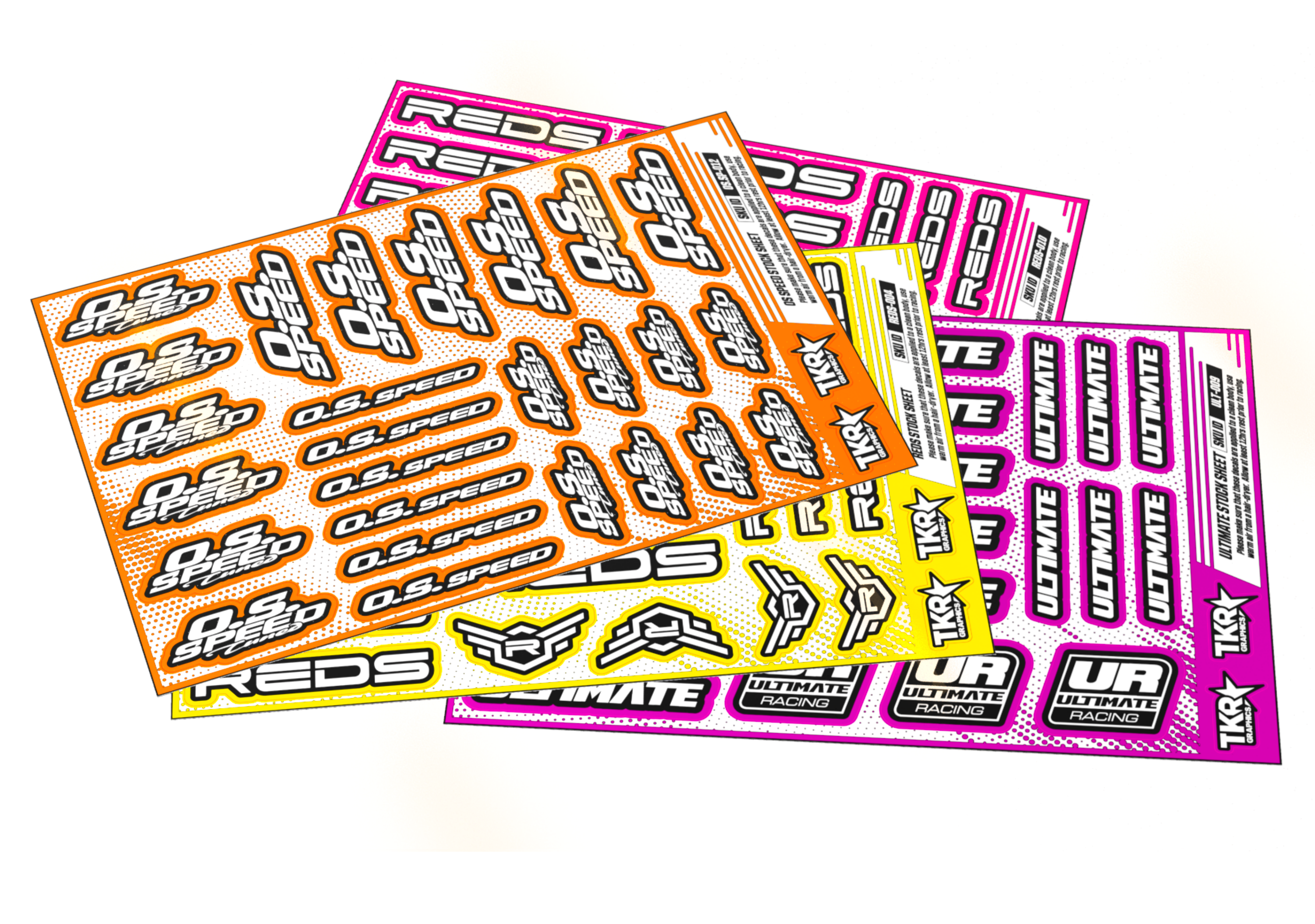 STOCK ENGINE DECALS