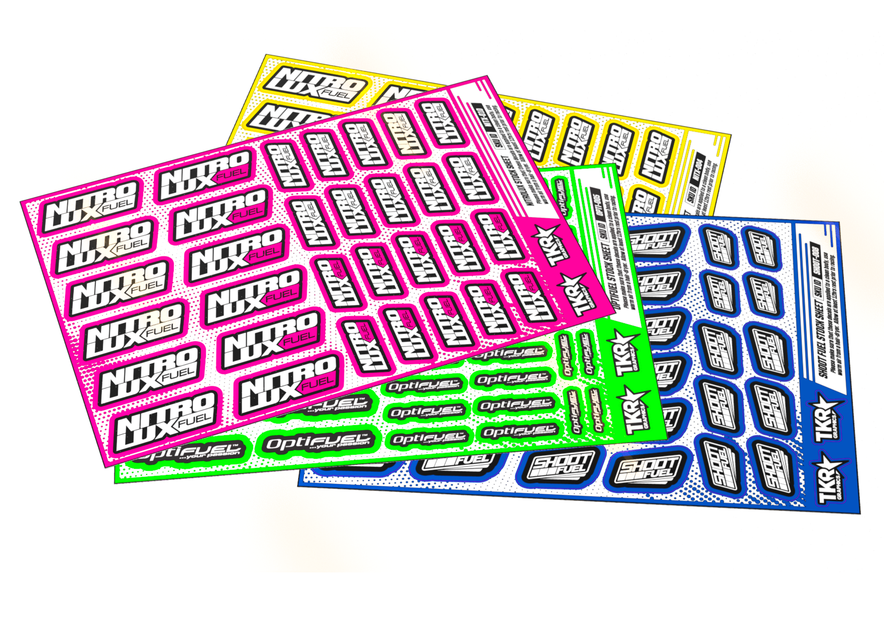 STOCK FUEL DECALS