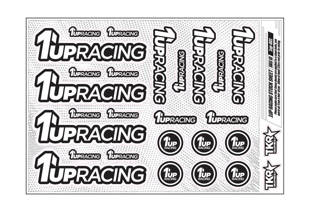 1UP RACING A5 STOCK SHEET