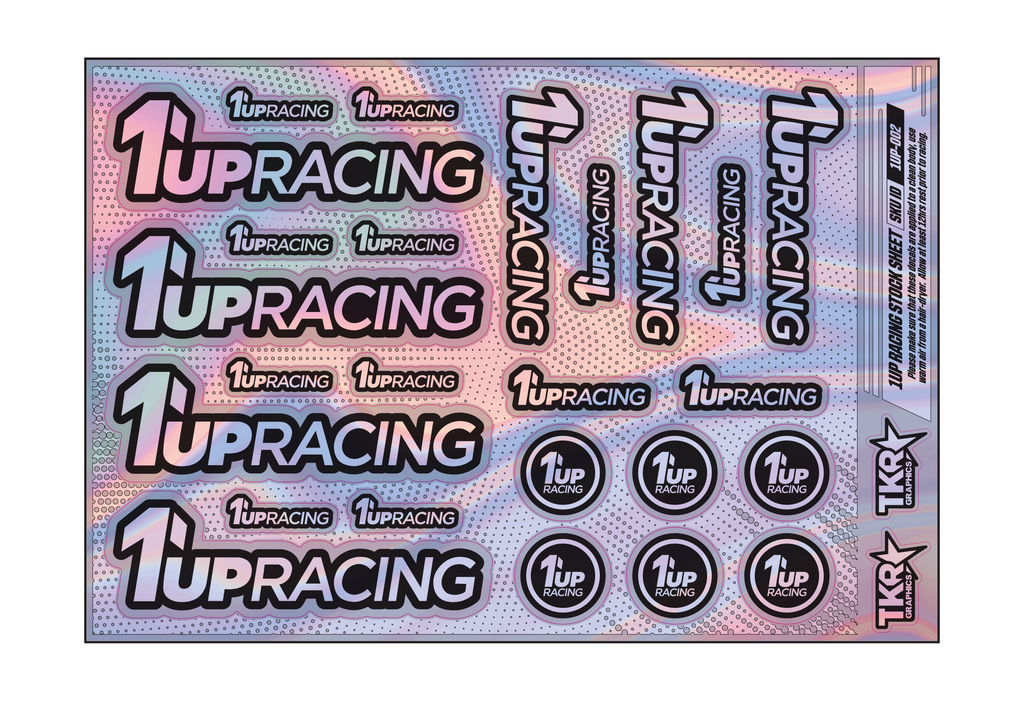 HOLOGRAPHIC 1UP RACING A5 STOCK SHEET