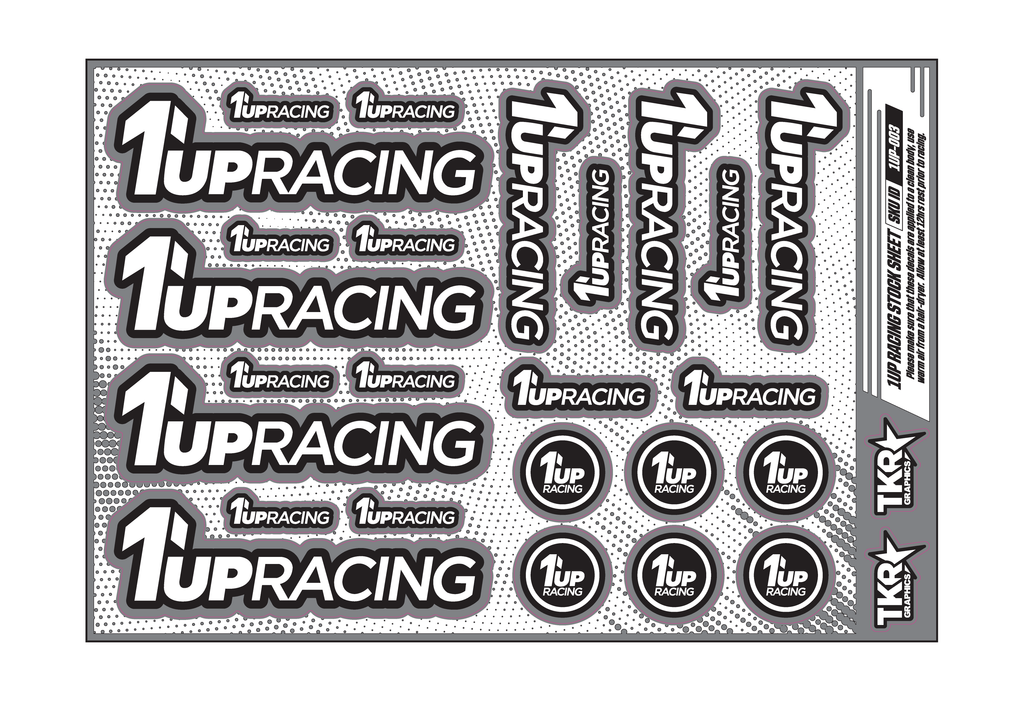 1UP RACING A5 STOCK SHEET