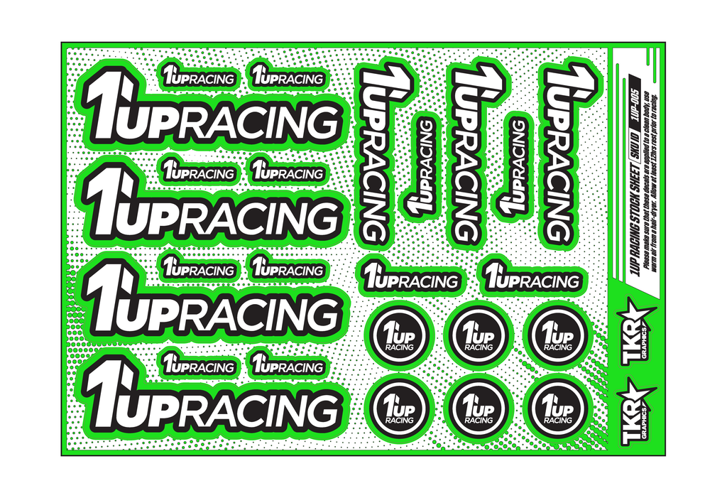 1UP RACING A5 STOCK SHEET