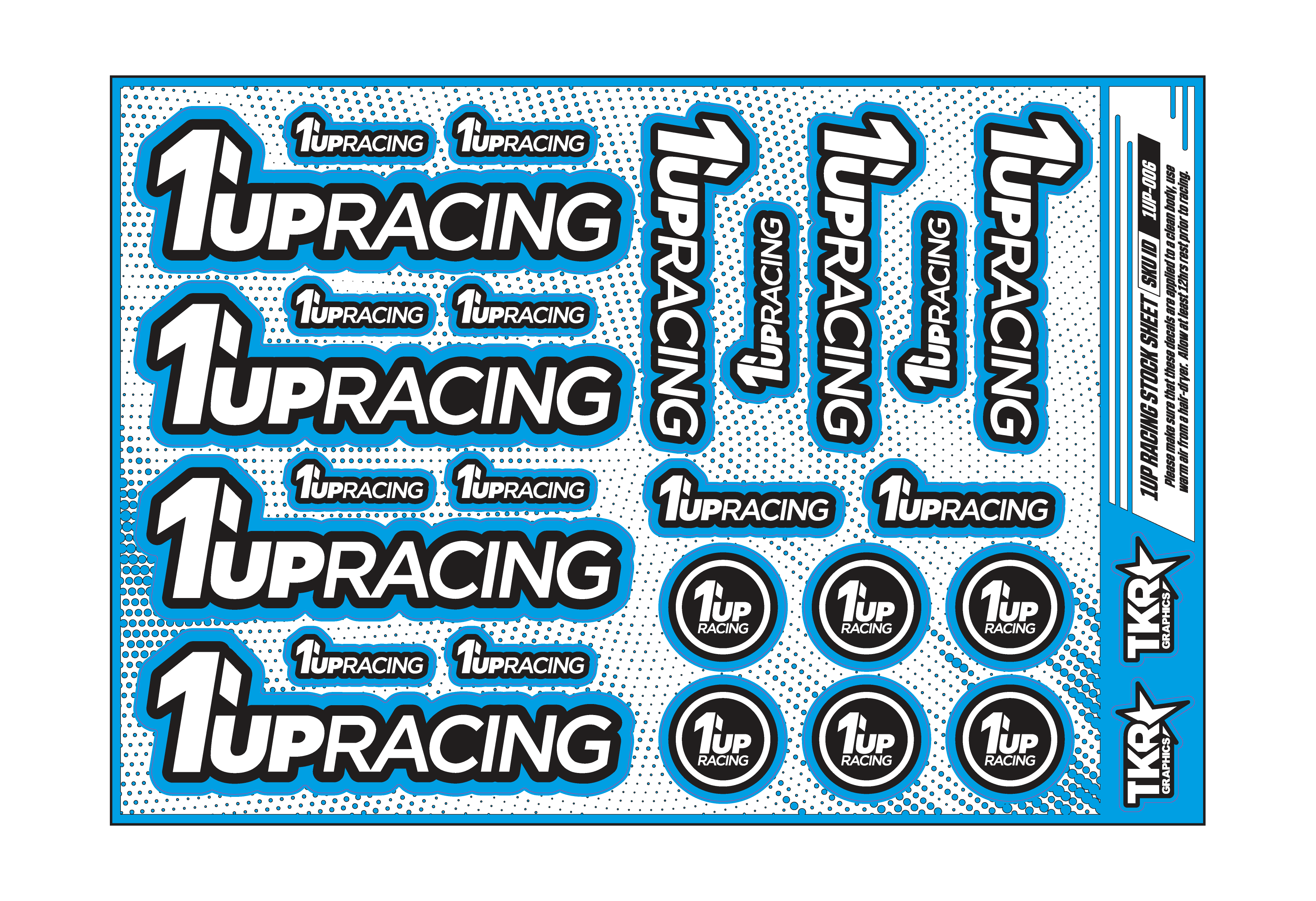 1UP RACING A5 STOCK SHEET