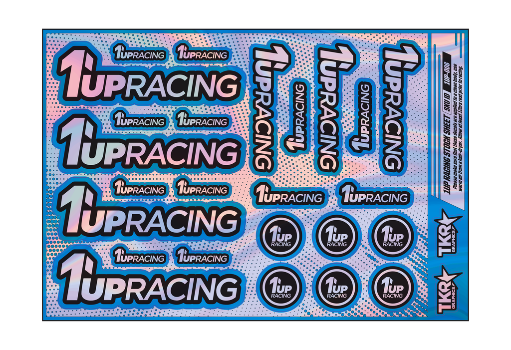 HOLOGRAPHIC 1UP RACING A5 STOCK SHEET