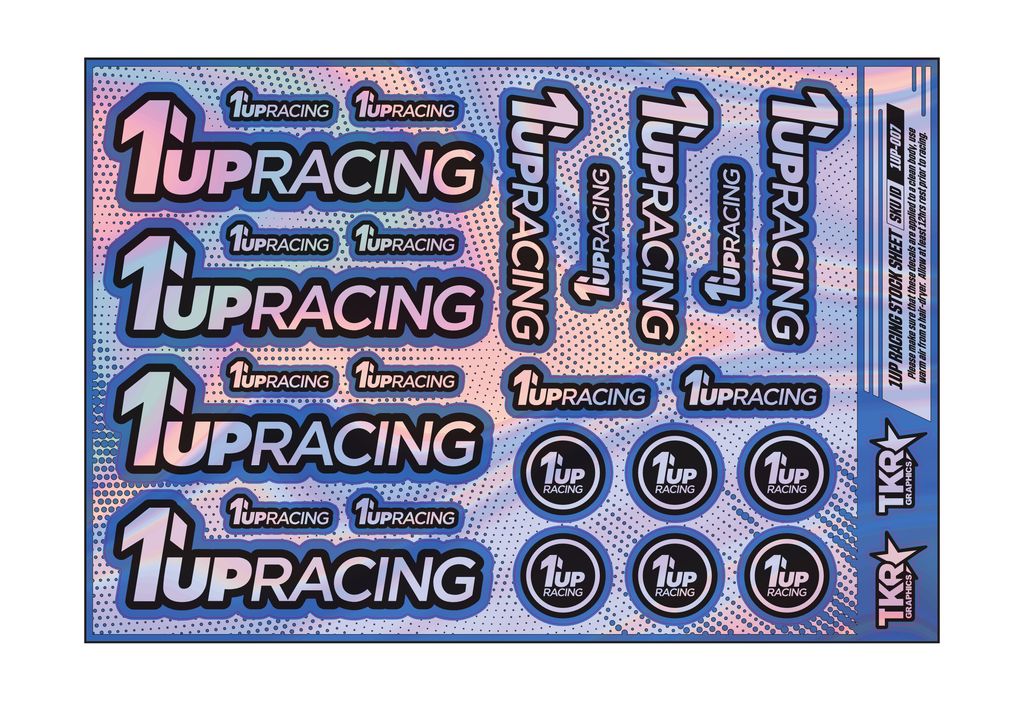 HOLOGRAPHIC 1UP RACING A5 STOCK SHEET