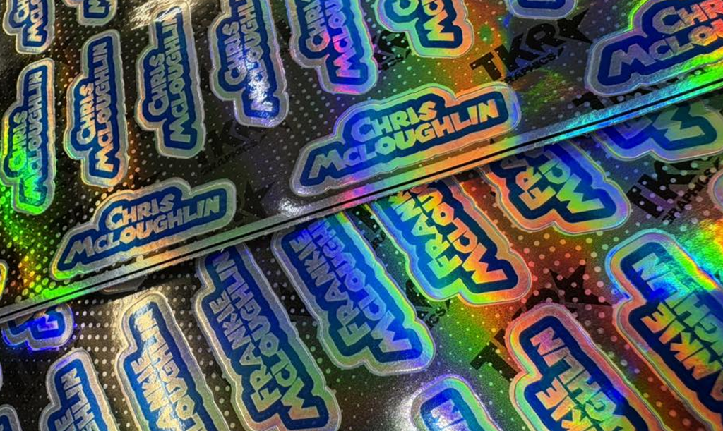 PRO HOLOGRAPHIC NAME DECALS