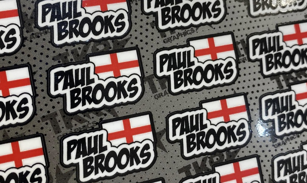 PRO NAME WITH FLAG DECALS