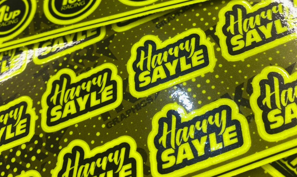 PRO FLUORESCENT NAME DECALS
