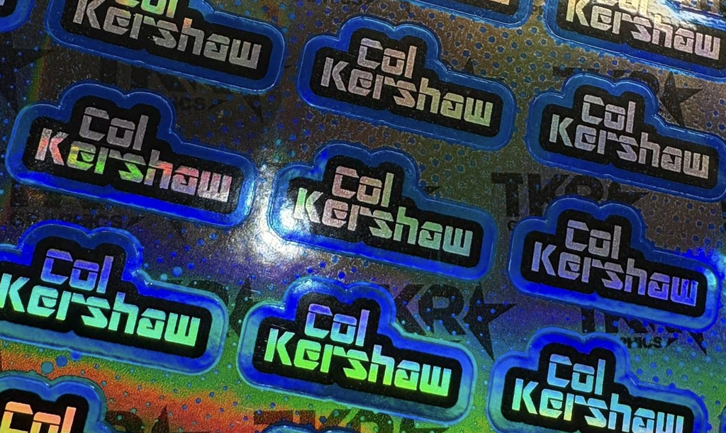 PRO HOLOGRAPHIC NAME DECALS