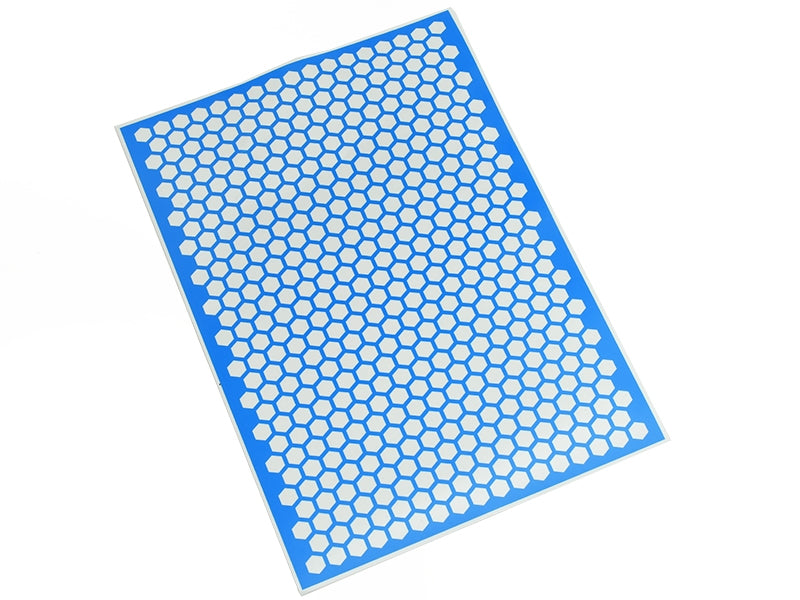 Peel and Paint MASKING SHEETS for Lexan Buggy Shells!  (9mm HONEYCOMB)