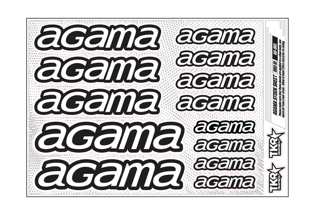 AGAMA A5 STOCK SHEET