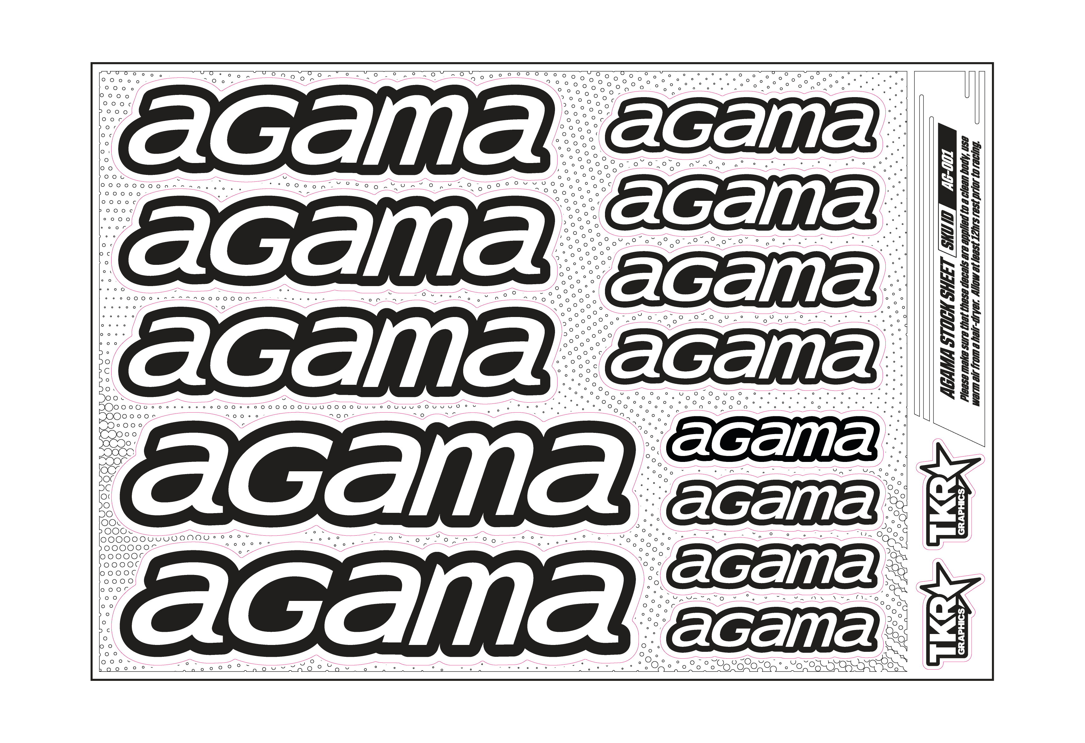 AGAMA A5 STOCK SHEET