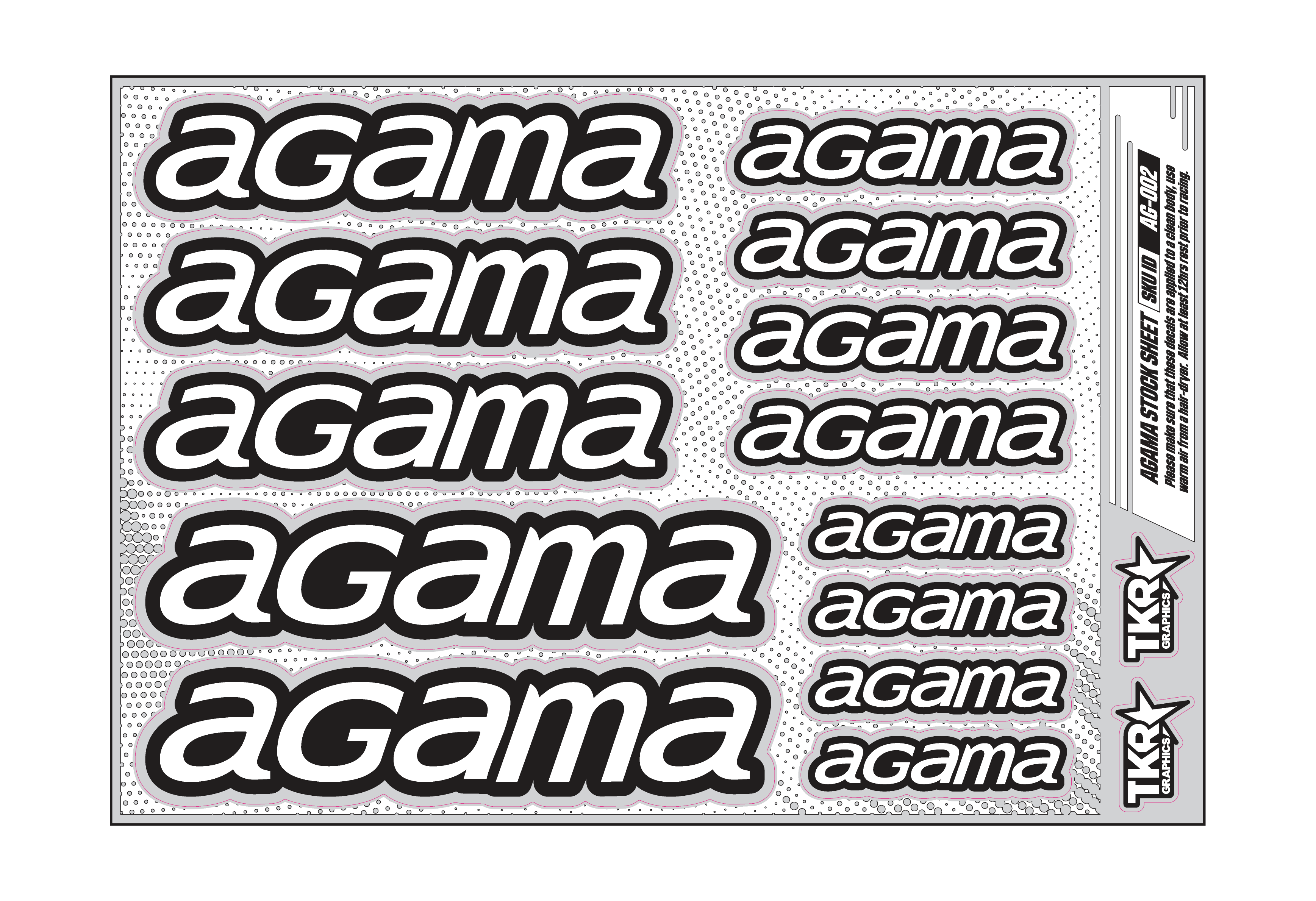 AGAMA A5 STOCK SHEET