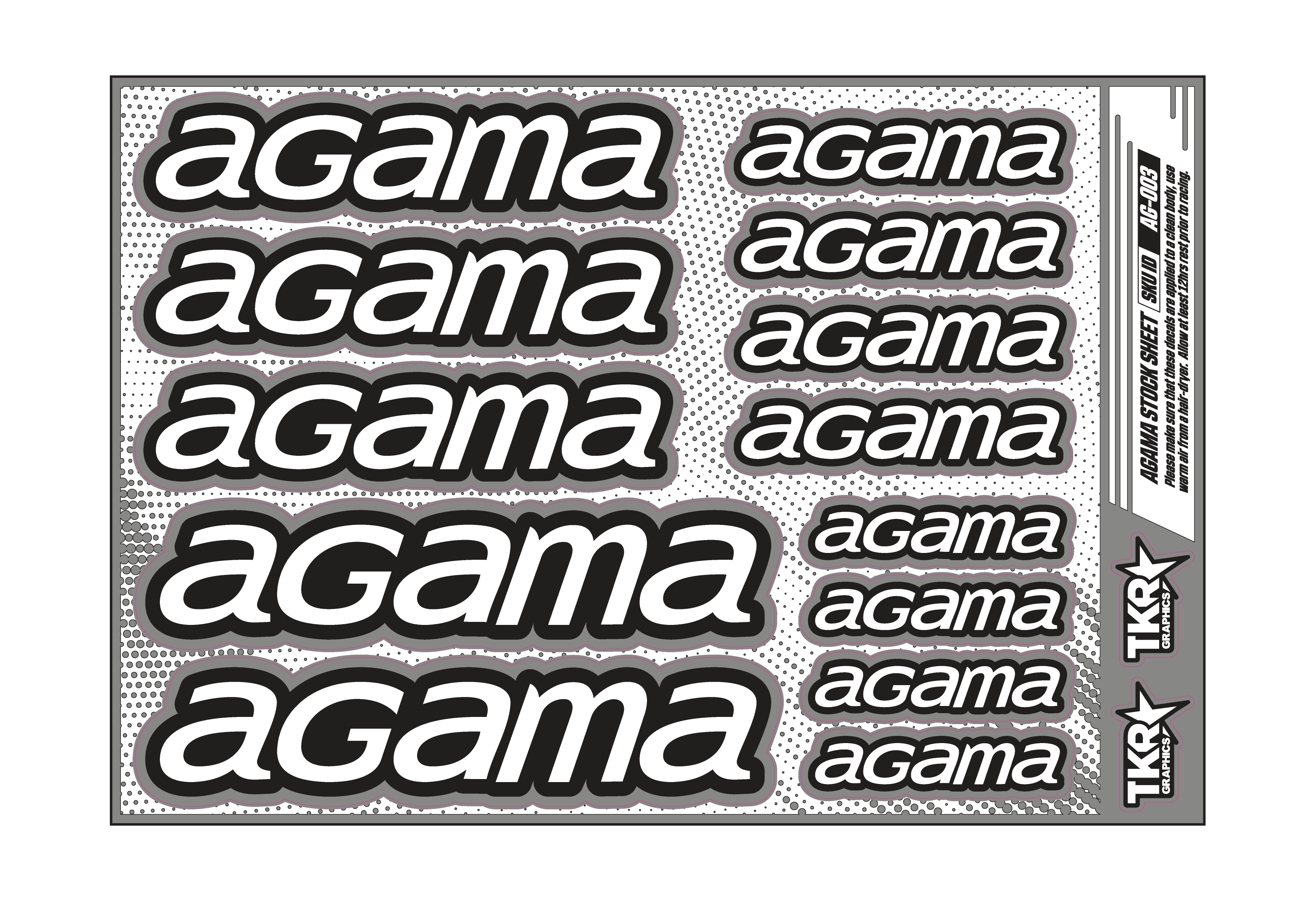 AGAMA A5 STOCK SHEET