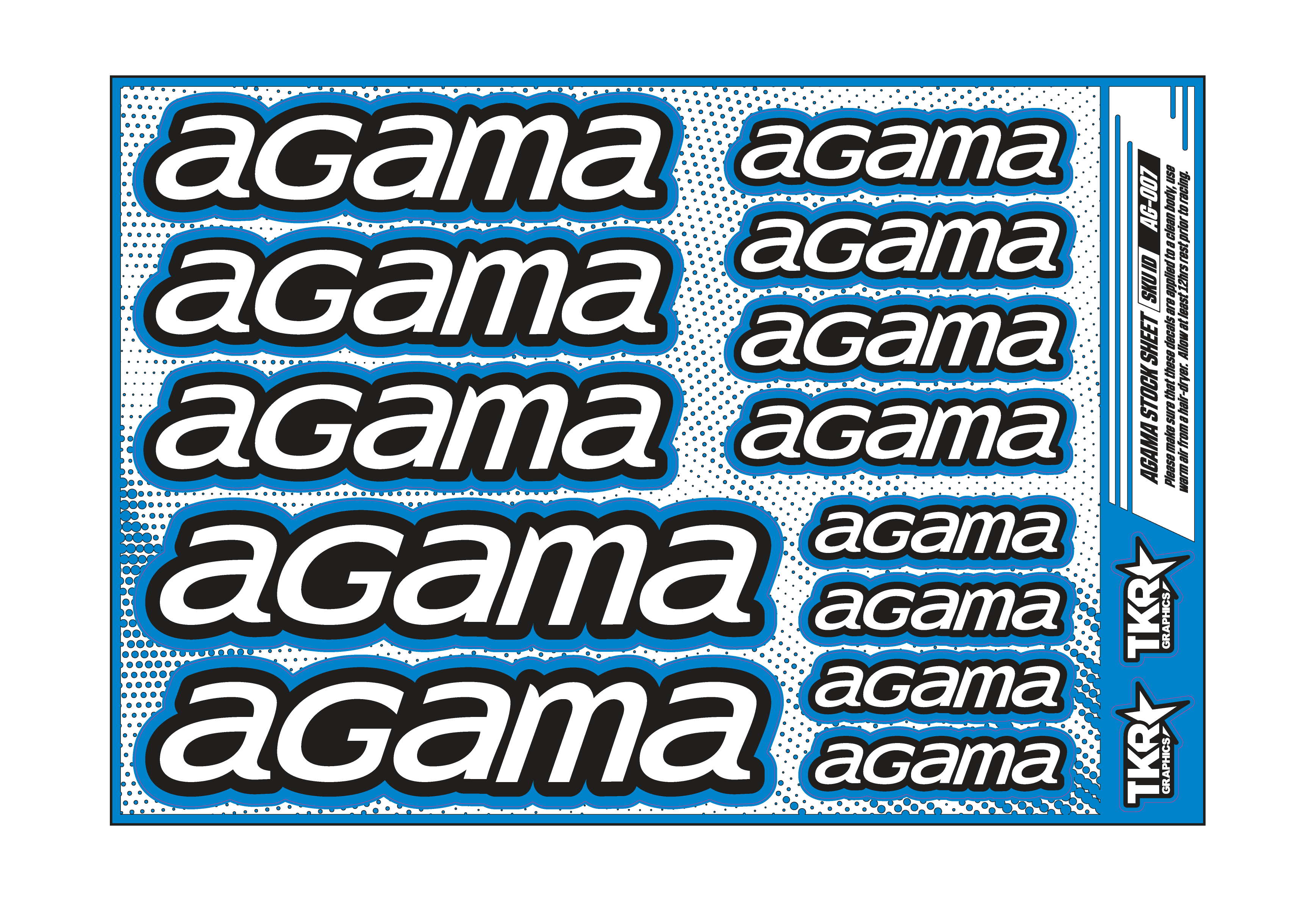 AGAMA A5 STOCK SHEET