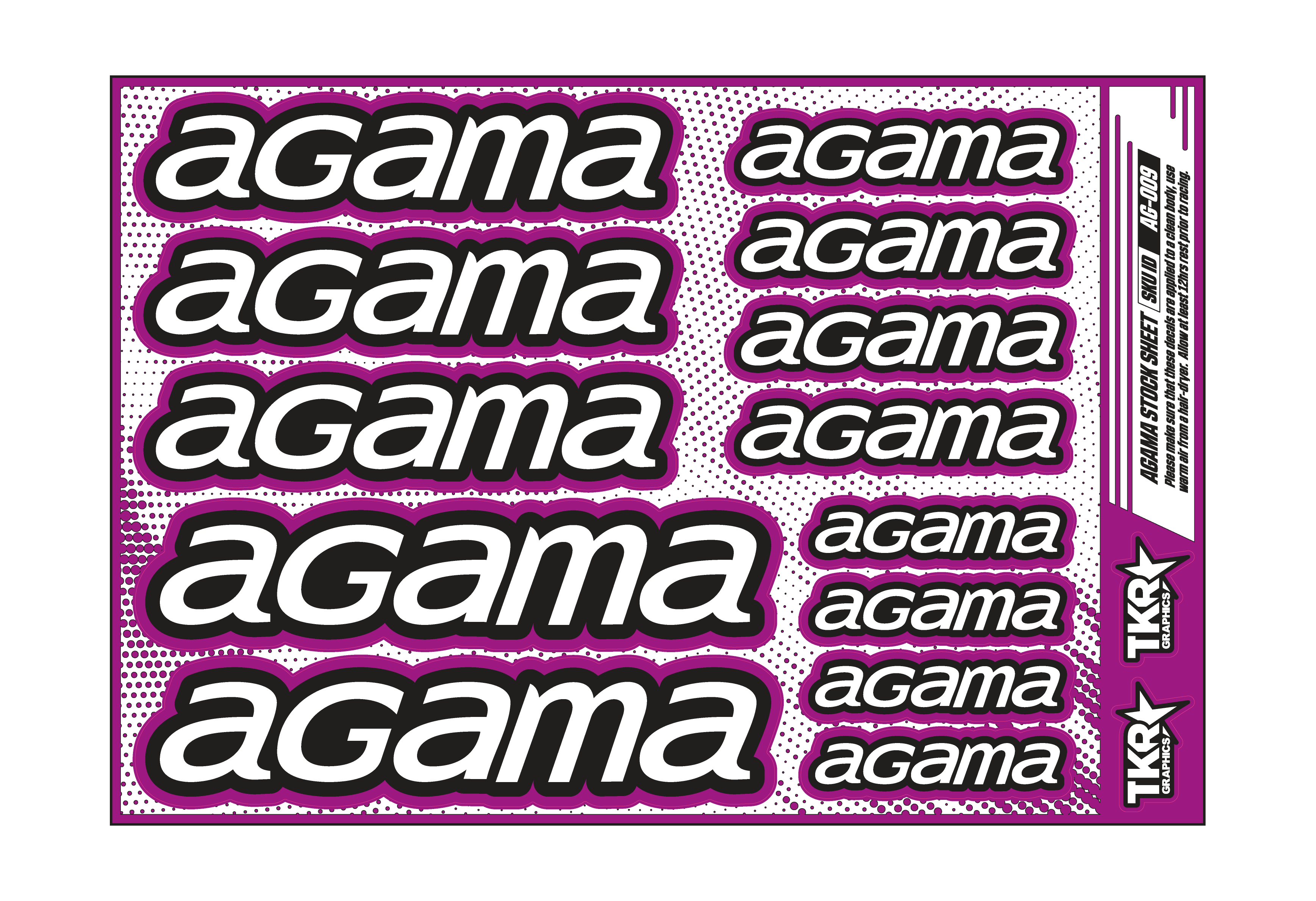 AGAMA A5 STOCK SHEET