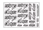 ALPHA PLUS ENGINES A5 STOCK SHEET