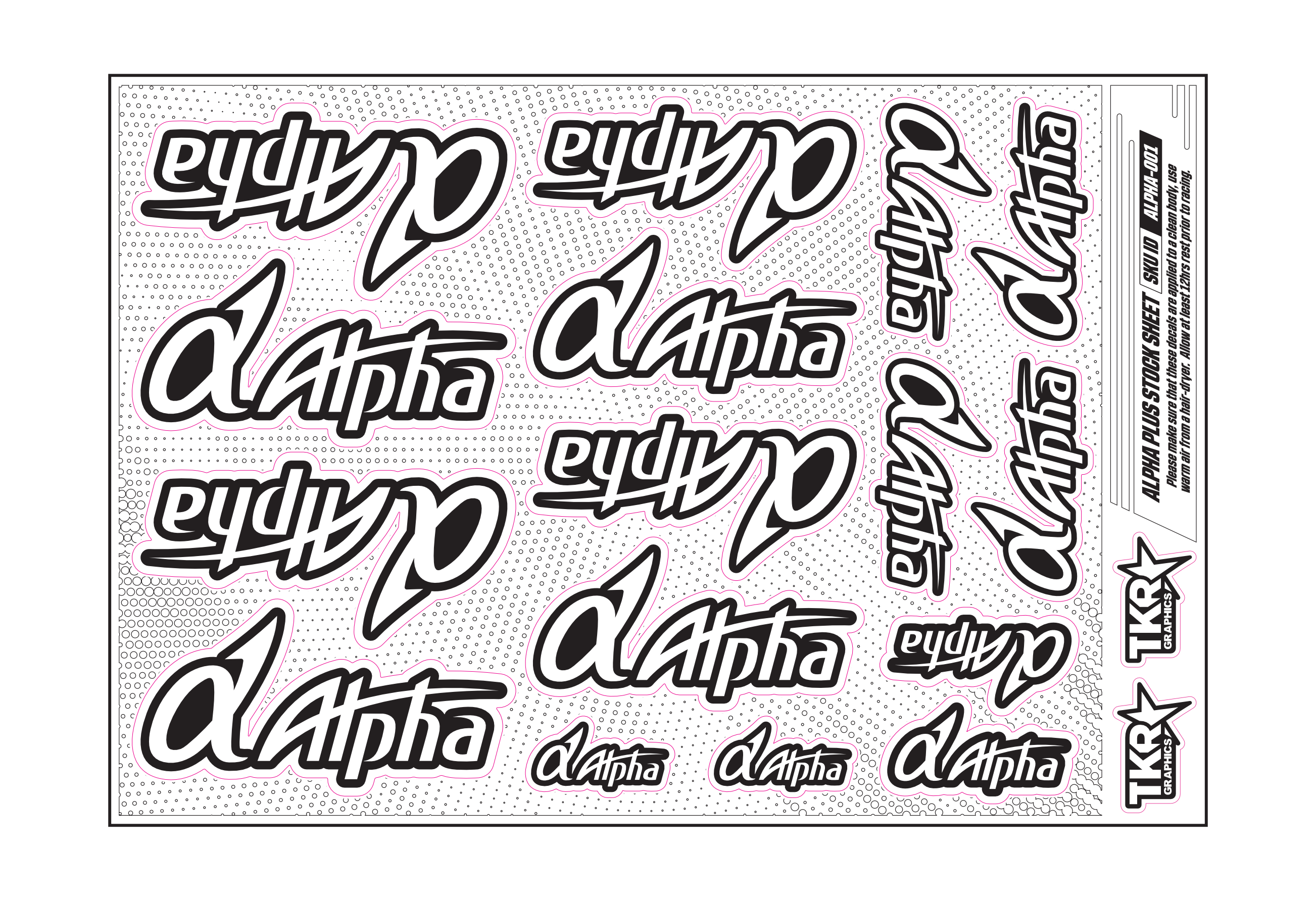 ALPHA PLUS ENGINES A5 STOCK SHEET