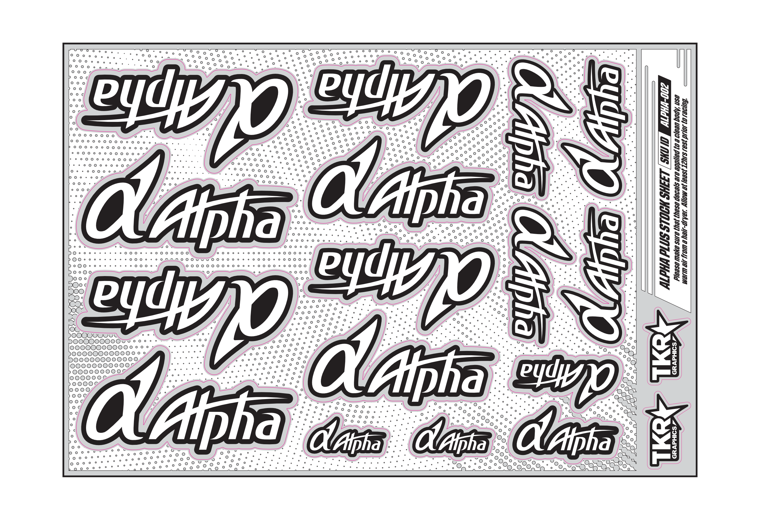 ALPHA PLUS ENGINES A5 STOCK SHEET