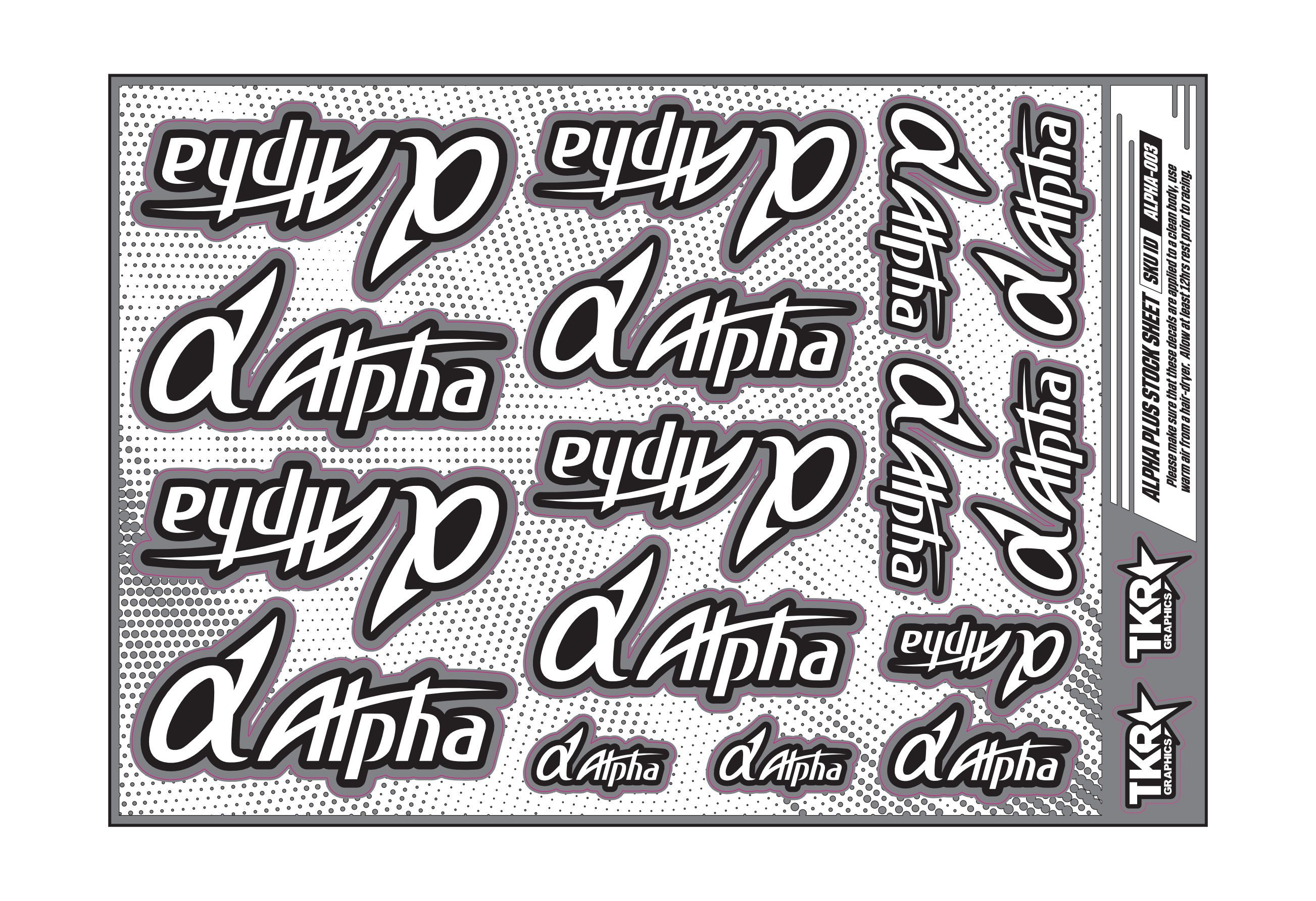 ALPHA PLUS ENGINES A5 STOCK SHEET