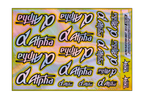 HOLOGRAPHIC ALPHA PLUS ENGINES A5 STOCK SHEET