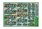HOLOGRAPHIC ALPHA PLUS ENGINES A5 STOCK SHEET