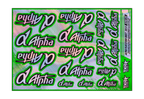 HOLOGRAPHIC ALPHA PLUS ENGINES A5 STOCK SHEET