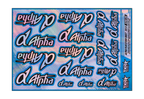 HOLOGRAPHIC ALPHA PLUS ENGINES A5 STOCK SHEET