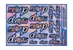 HOLOGRAPHIC ALPHA PLUS ENGINES A5 STOCK SHEET