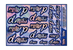 HOLOGRAPHIC ALPHA PLUS ENGINES A5 STOCK SHEET