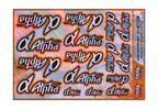 HOLOGRAPHIC ALPHA PLUS ENGINES A5 STOCK SHEET