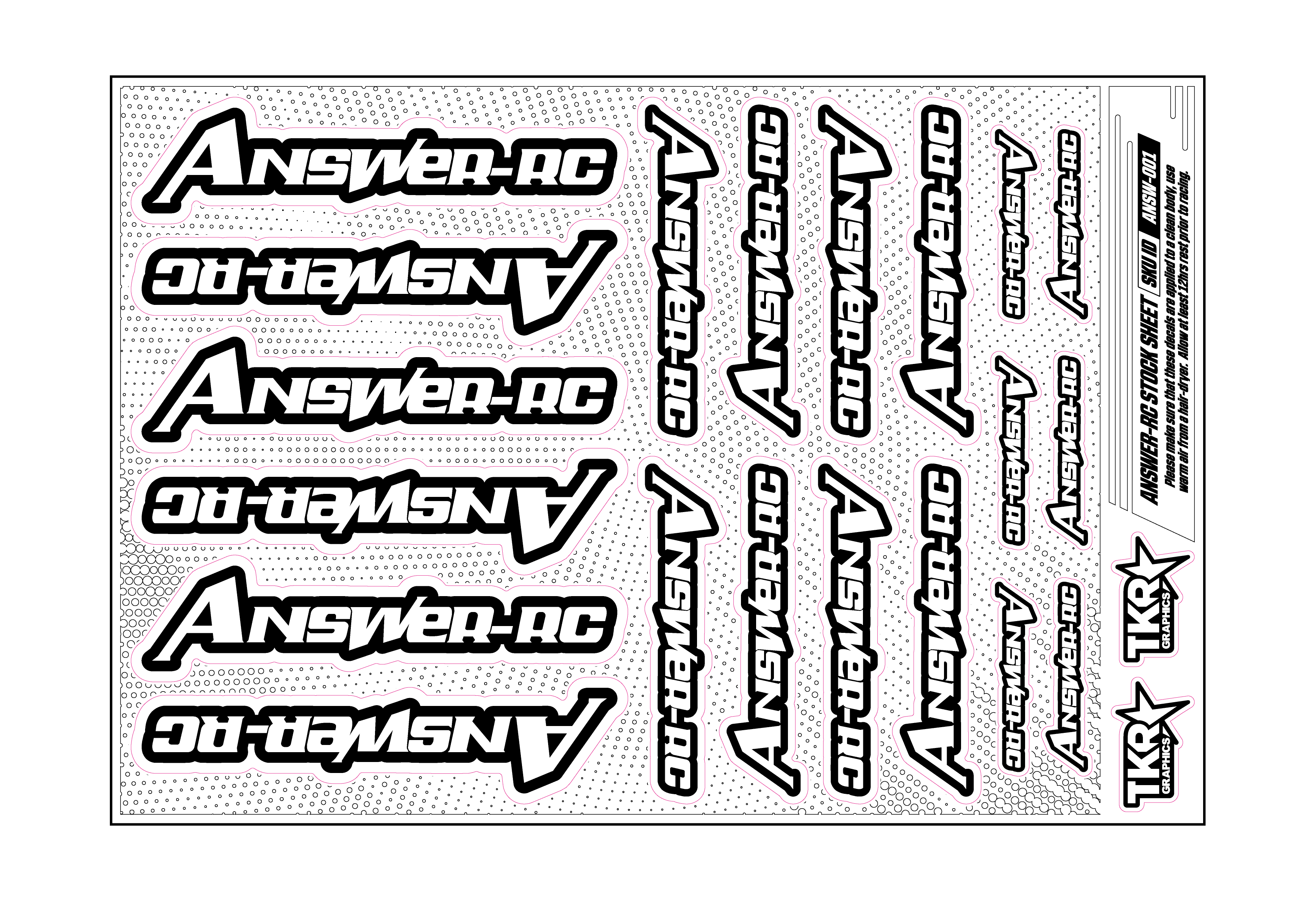 ANSWER-RC A5 STOCK SHEET