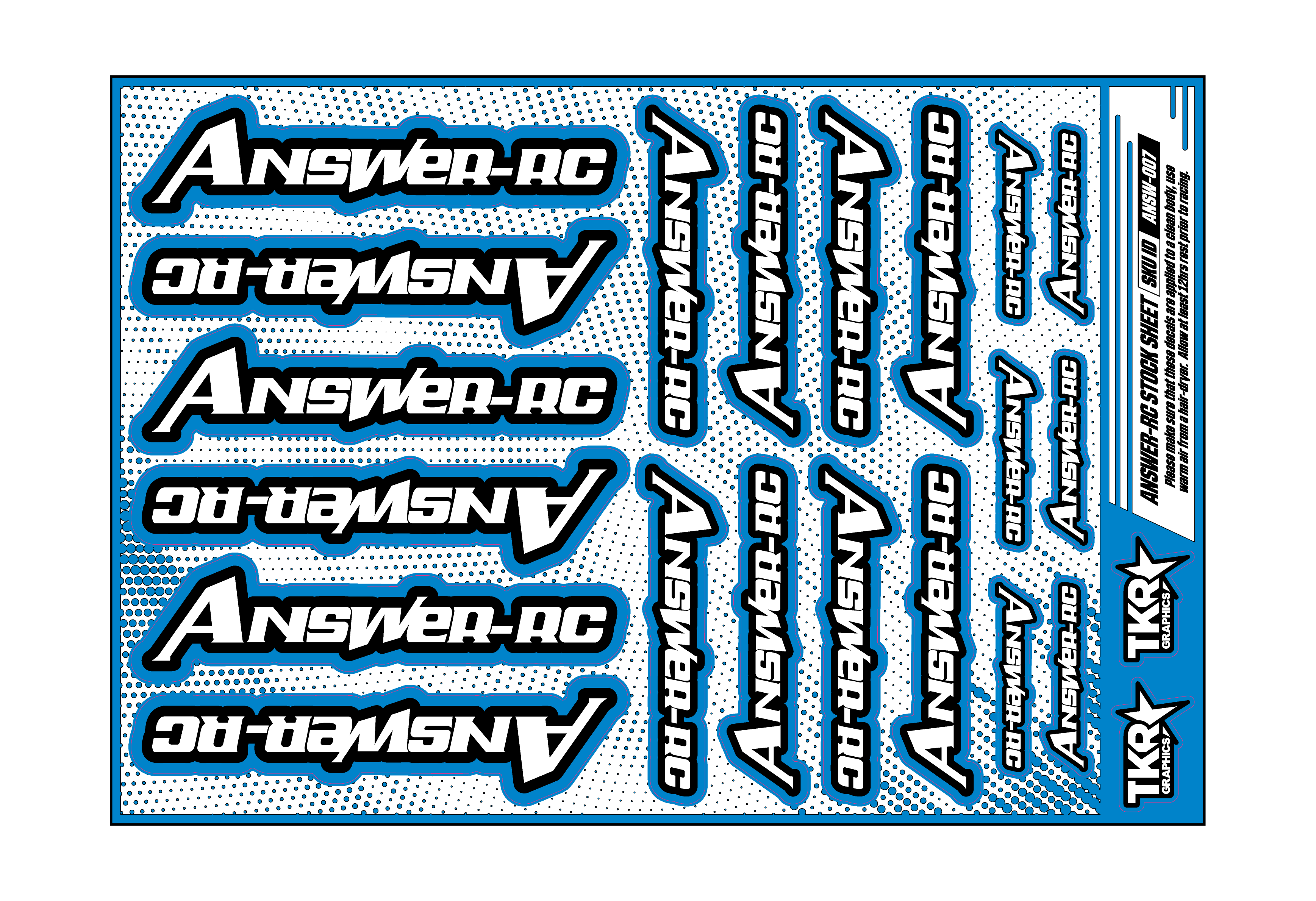 ANSWER-RC A5 STOCK SHEET