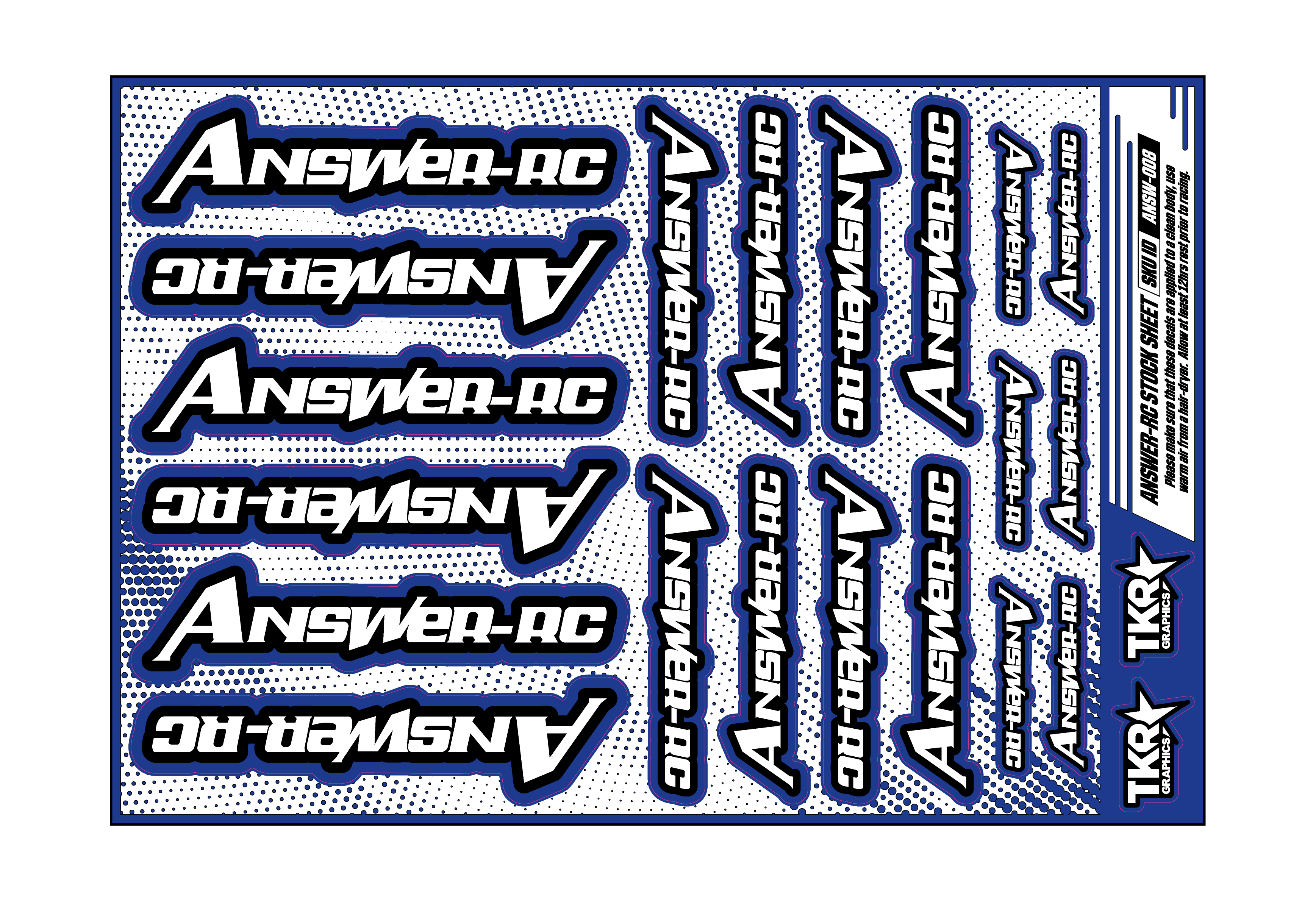 ANSWER-RC A5 STOCK SHEET