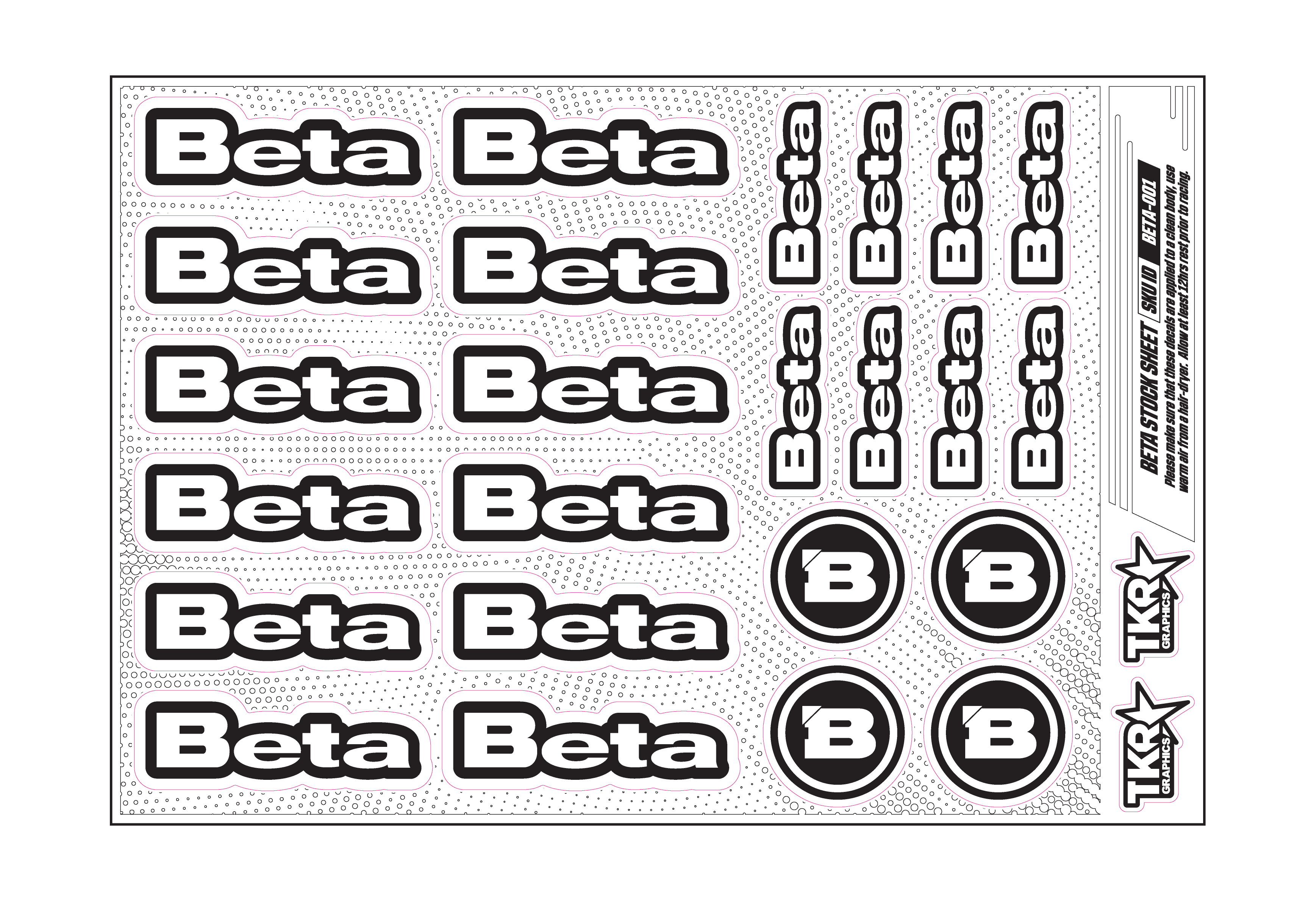 BETA A5 STOCK SHEET