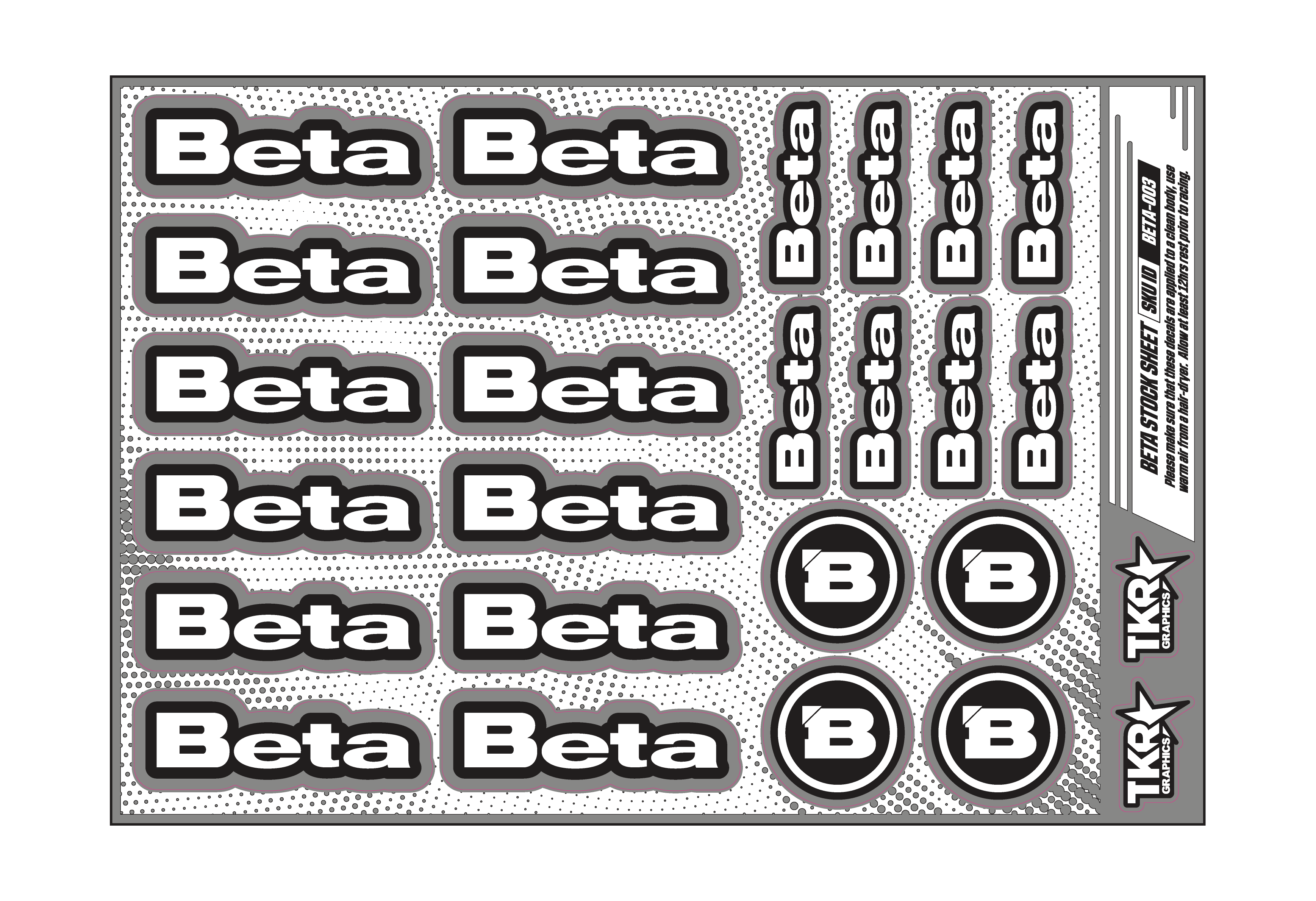 BETA A5 STOCK SHEET