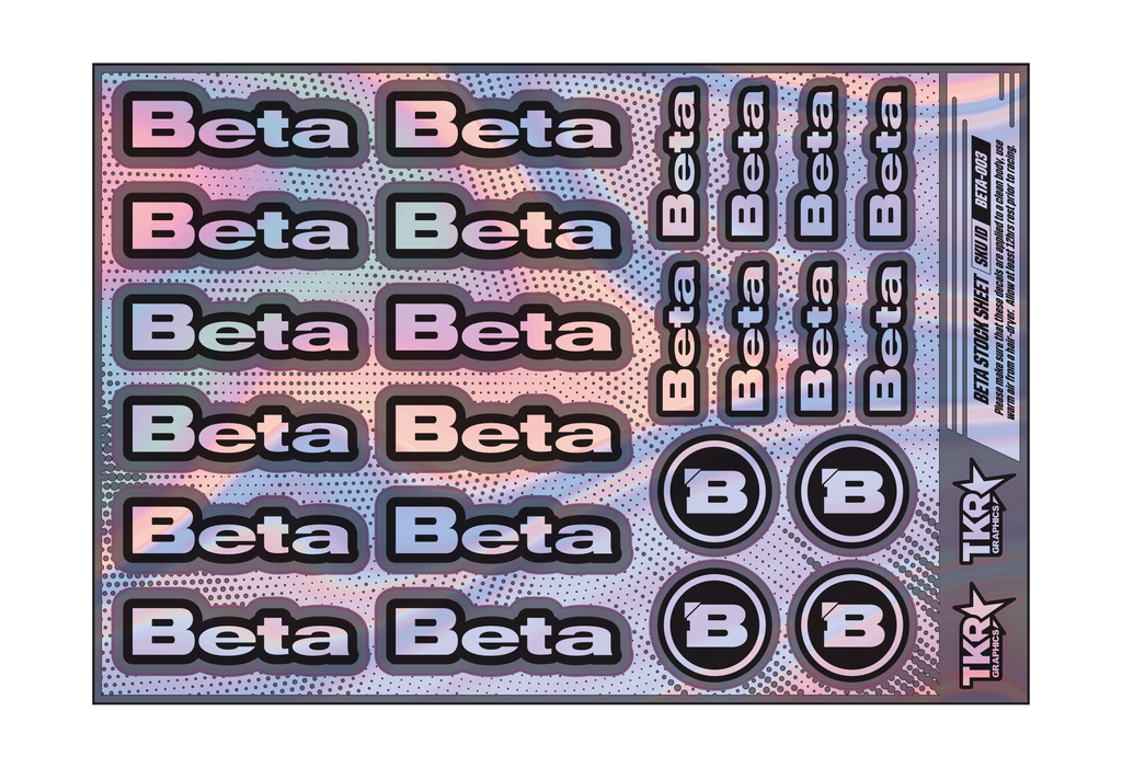 HOLOGRAPHIC BETA A5 STOCK SHEET