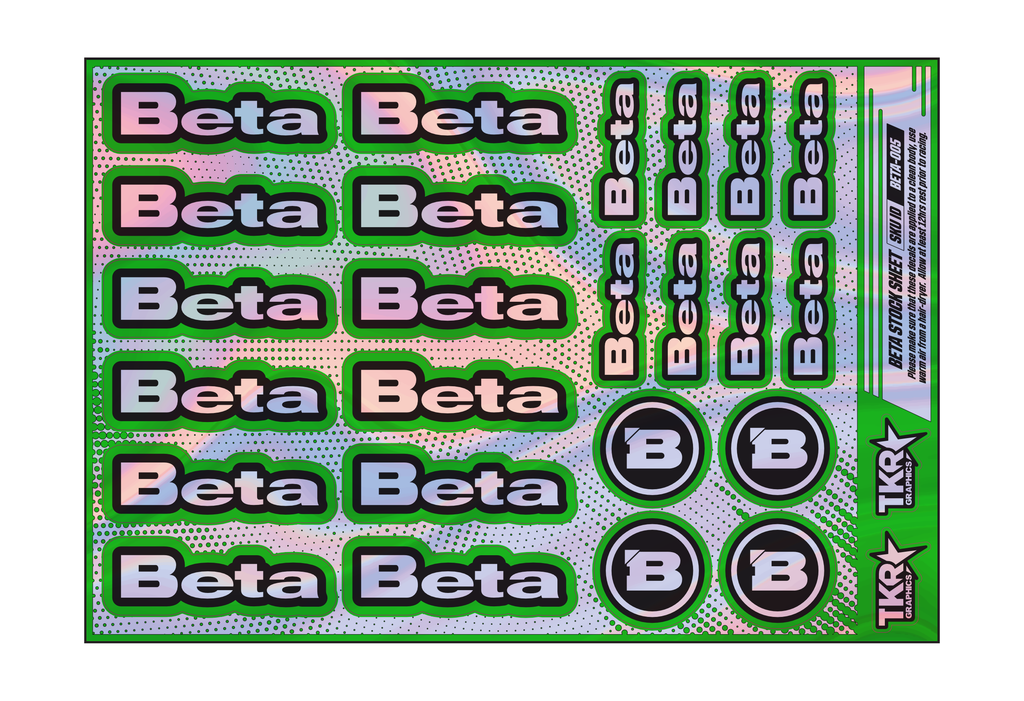 HOLOGRAPHIC BETA A5 STOCK SHEET