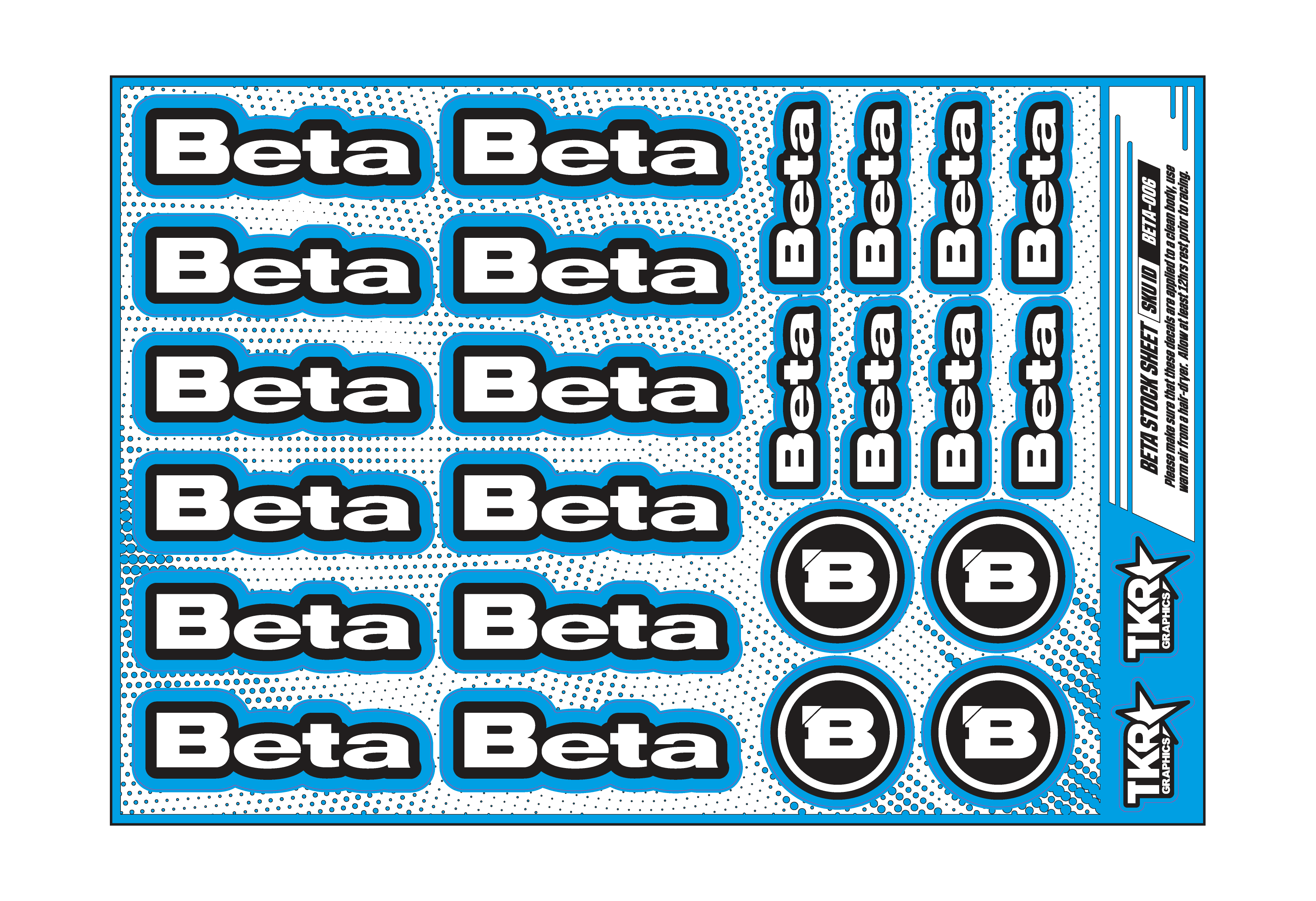 BETA A5 STOCK SHEET
