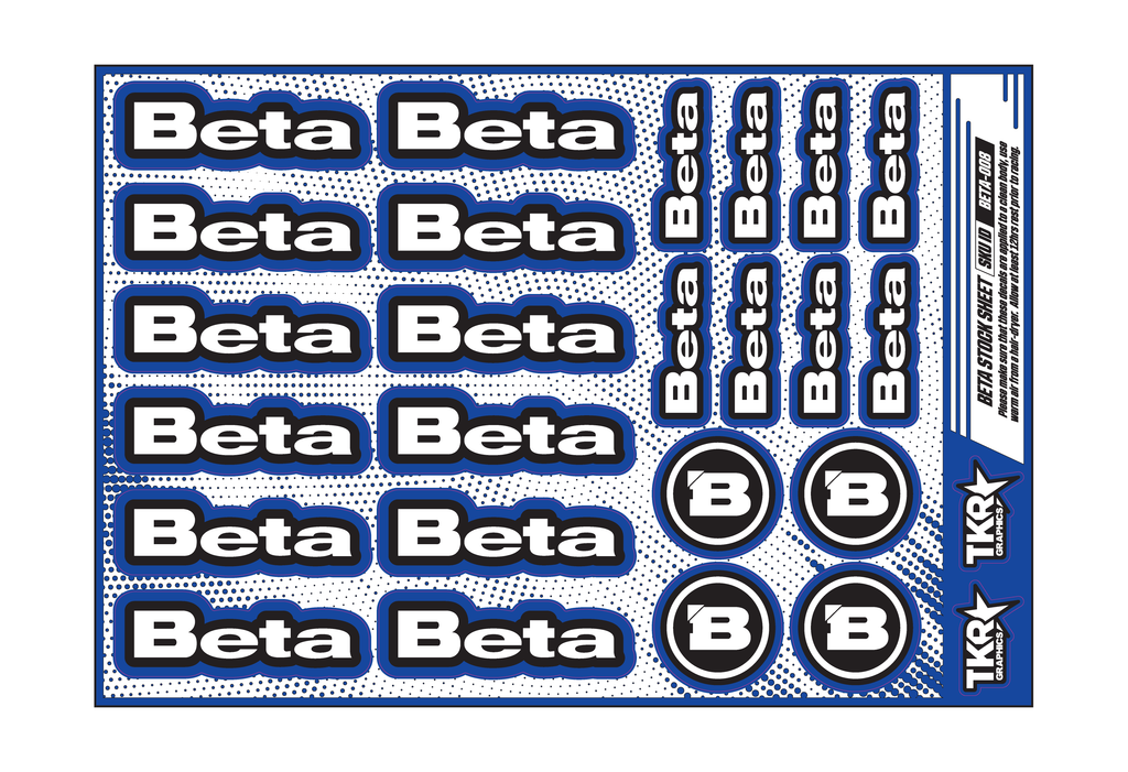 BETA A5 STOCK SHEET