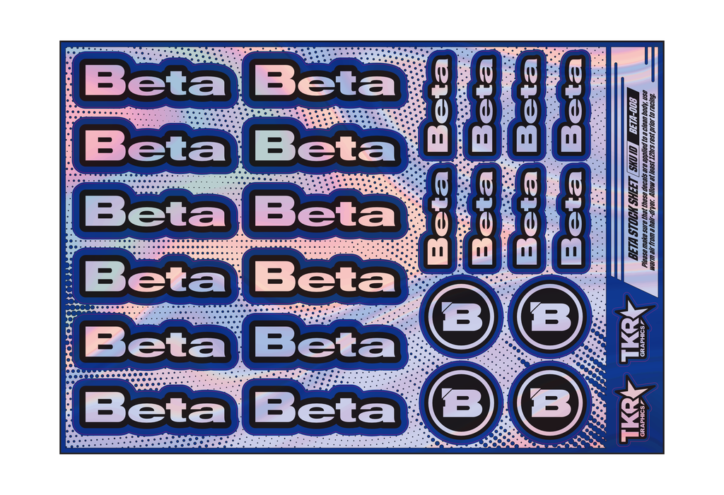 HOLOGRAPHIC BETA A5 STOCK SHEET