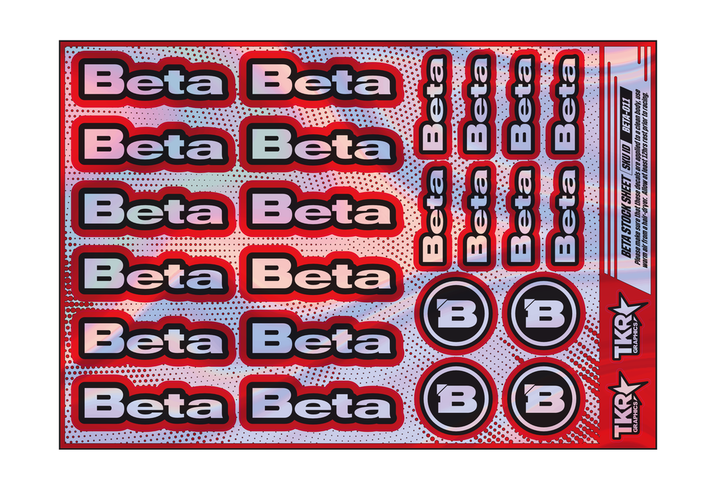 HOLOGRAPHIC BETA A5 STOCK SHEET