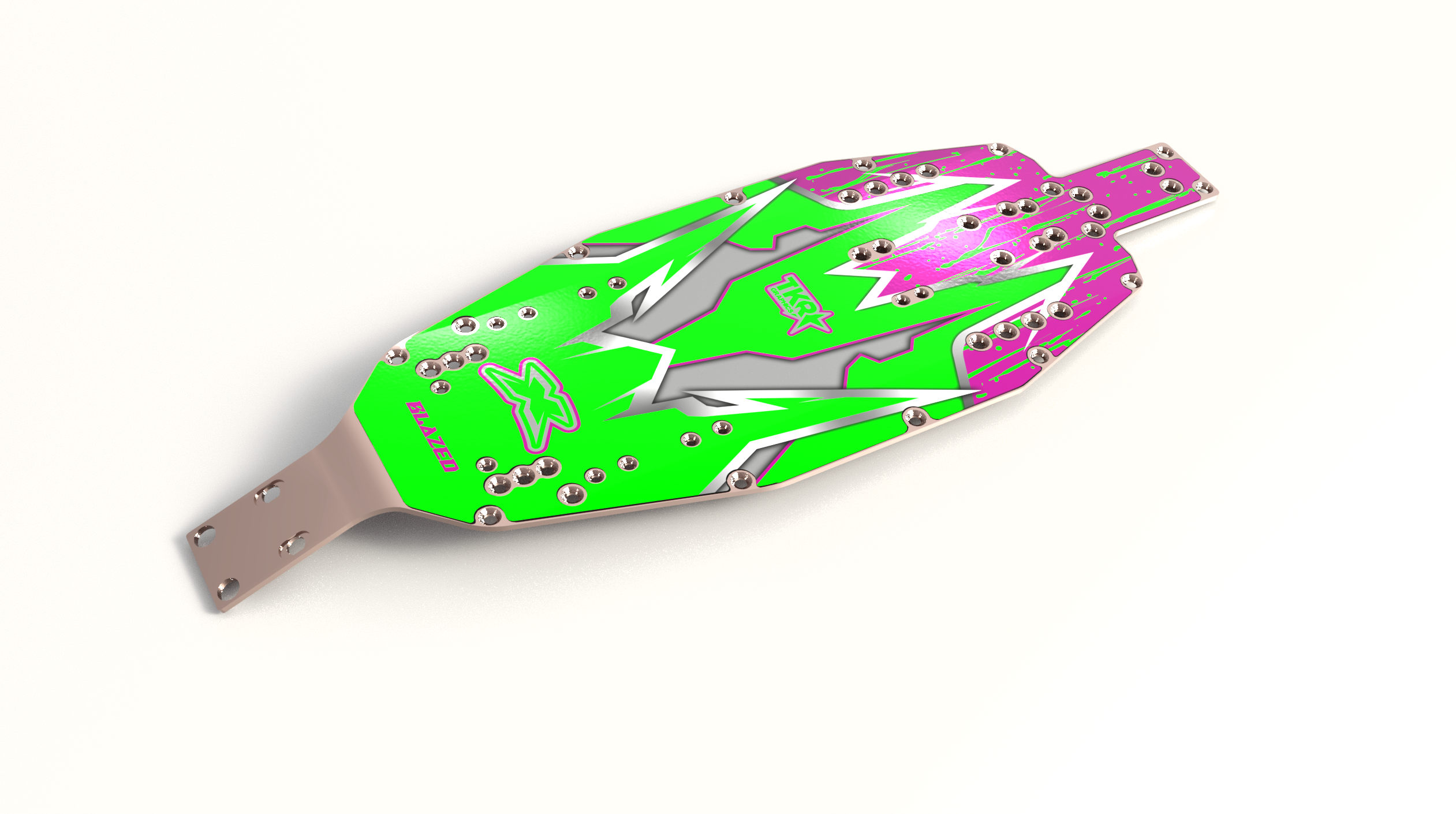 TEAM XRAY XB2C 2026 (321124) CHASSIS PROTECTOR SKIN
