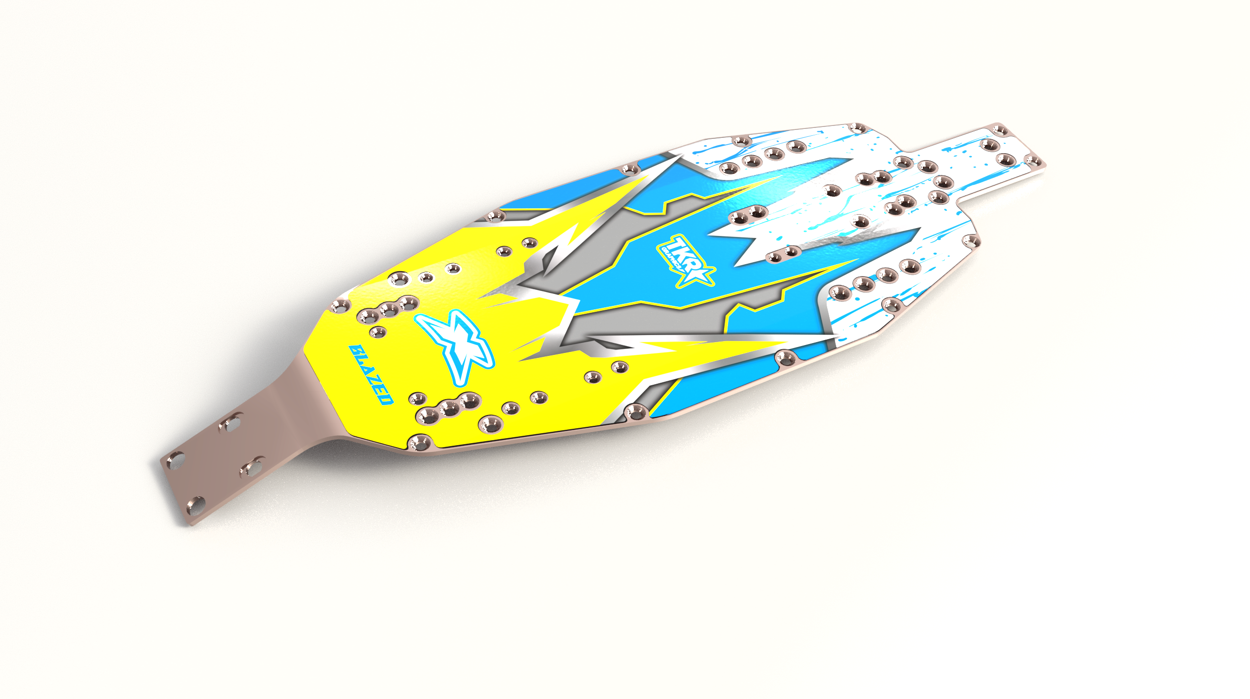 TEAM XRAY XB2C 2026 (321124) CHASSIS PROTECTOR SKIN