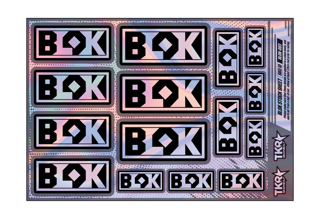 HOLOGRAPHIC BLOK A5 STOCK SHEET