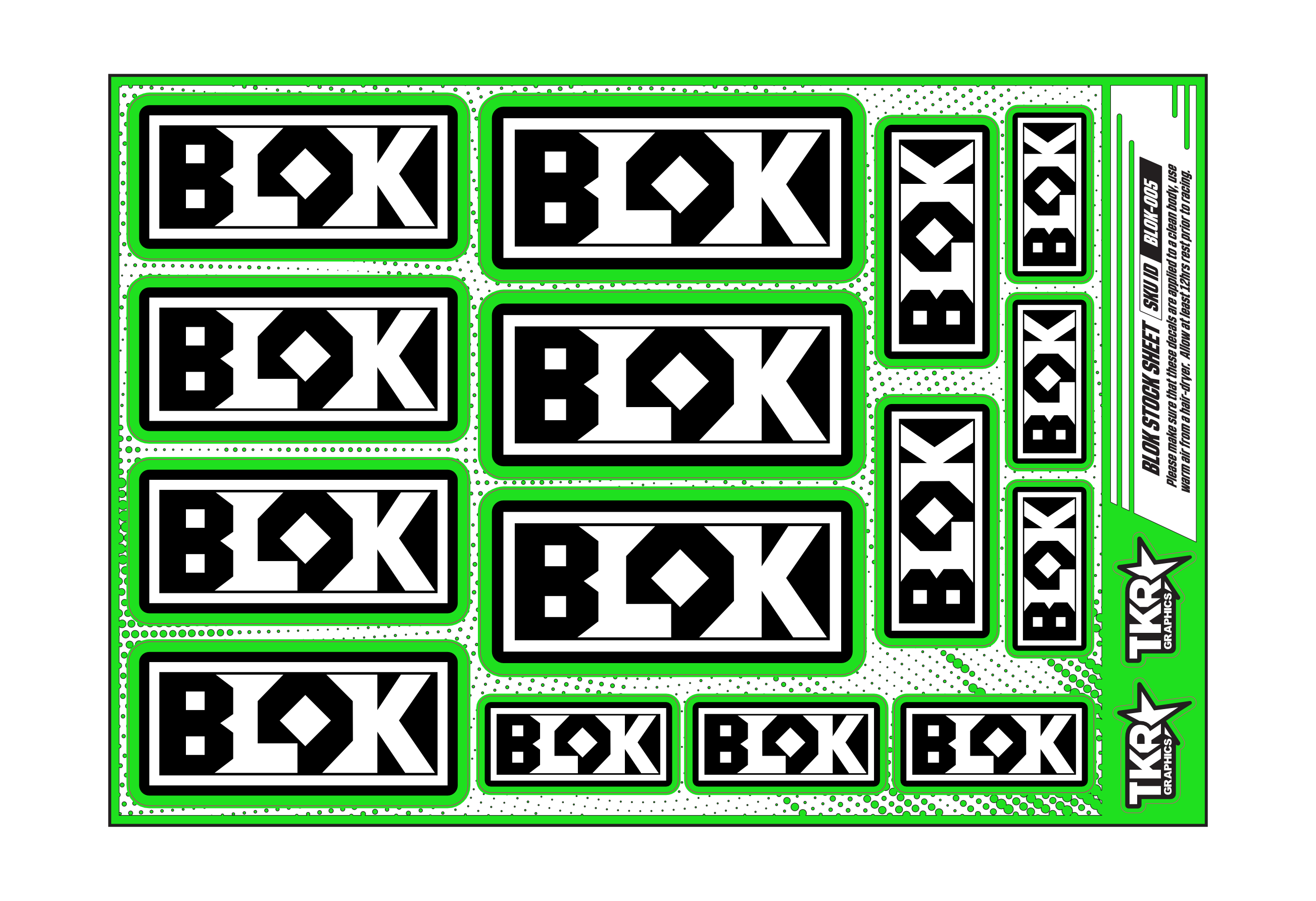 BLOK A5 STOCK SHEET