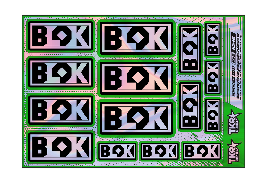 HOLOGRAPHIC BLOK A5 STOCK SHEET