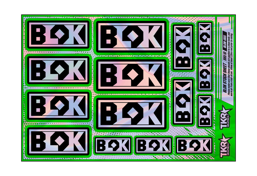 HOLOGRAPHIC BLOK A5 STOCK SHEET