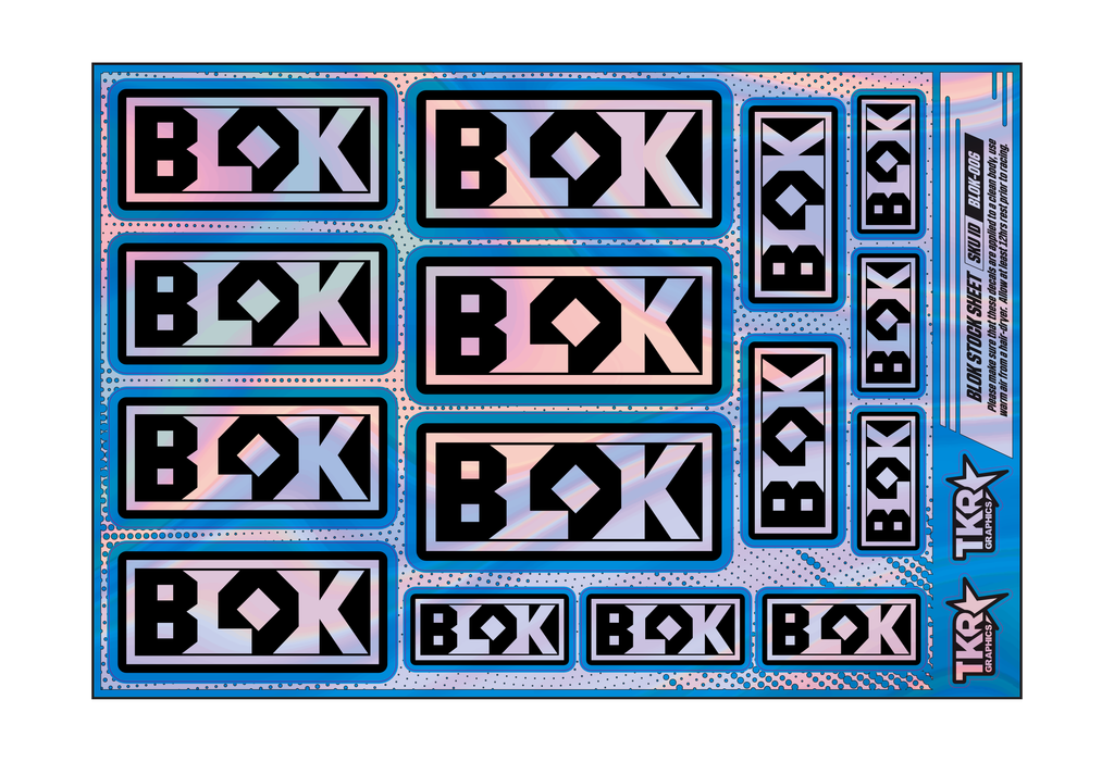 HOLOGRAPHIC BLOK A5 STOCK SHEET